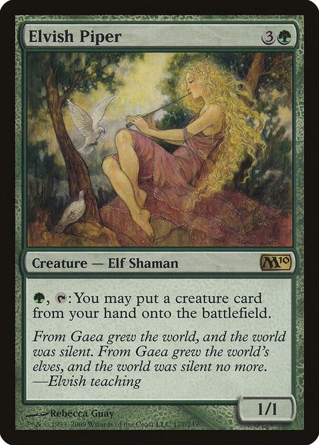 Elvish Piper - Magic 2010 (M10) Magic: The Gathering trading card