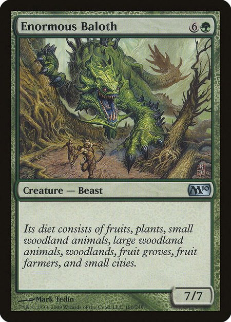 Enormous Baloth - Magic 2010 (M10) Magic: The Gathering trading card
