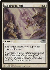 Excommunicate - Magic 2010 (M10) (M10) #10 - Common Magic: The Gathering Trading Card