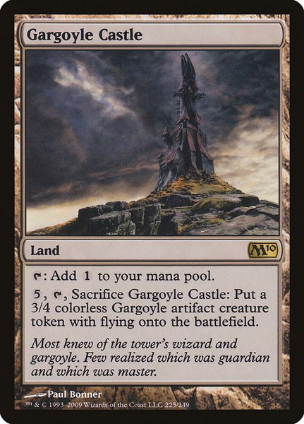 Gargoyle Castle - Magic 2010 (M10) Magic: The Gathering trading card