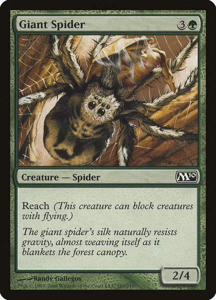 Giant Spider - Magic 2010 (M10) Magic: The Gathering trading card