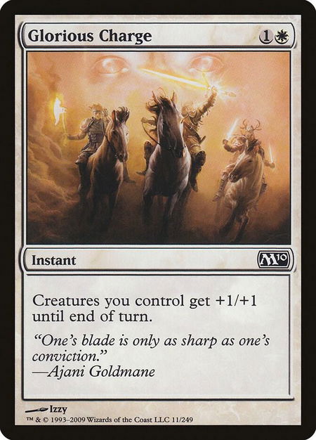 Glorious Charge - Magic 2010 (M10) Magic: The Gathering trading card
