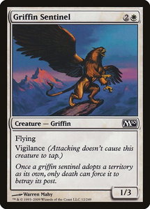 Griffin Sentinel - Magic 2010 (M10) (M10) #12 - Common Magic: The Gathering Trading Card