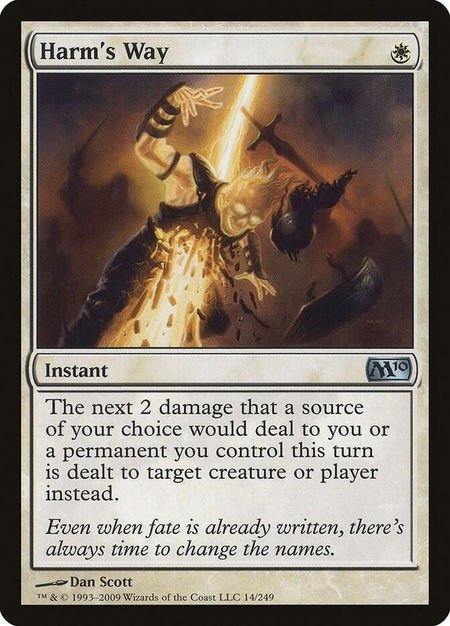 Harm's Way - Magic 2010 (M10) Magic: The Gathering trading card