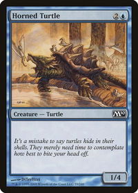 Horned Turtle - Magic 2010 (M10) (M10) #55 - Common Magic: The Gathering Trading Card