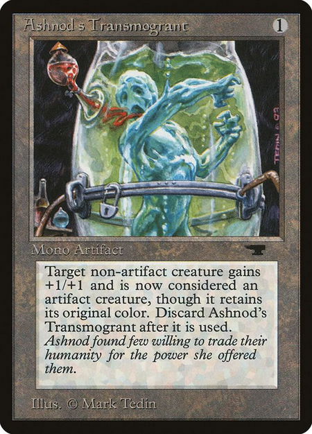 Ashnod's Transmogrant - Antiquities Magic: The Gathering trading card