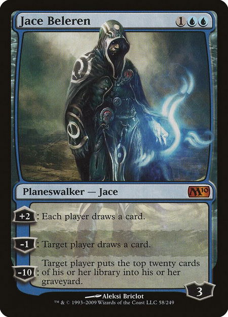 Jace Beleren - Magic 2010 (M10) Magic: The Gathering trading card