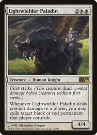 Lightwielder Paladin - Magic 2010 (M10) (M10) #19 - Rare Magic: The Gathering Trading Card