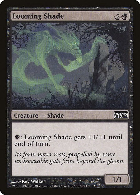 Looming Shade - Magic 2010 (M10) Magic: The Gathering trading card