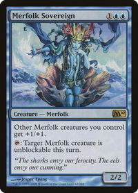 Merfolk Sovereign - Magic 2010 (M10) (M10) #62 - Rare Magic: The Gathering Trading Card