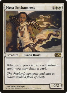 Mesa Enchantress - Magic 2010 (M10) (M10) #20 - Rare Magic: The Gathering Trading Card