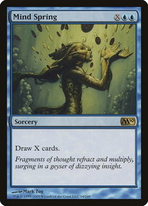 Mind Spring - Magic 2010 (M10) (M10) #64 - Rare Magic: The Gathering Trading Card