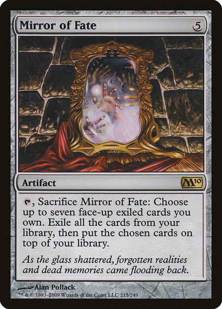 Mirror of Fate - Magic 2010 (M10) Magic: The Gathering trading card