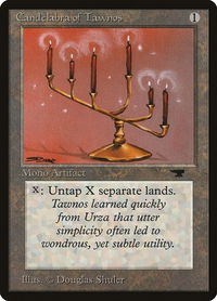 Candelabra of Tawnos - Antiquities (ATQ) #43 - Rare Magic: The Gathering Trading Card