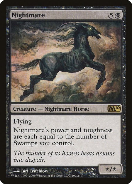 Nightmare - Magic 2010 (M10) Magic: The Gathering trading card