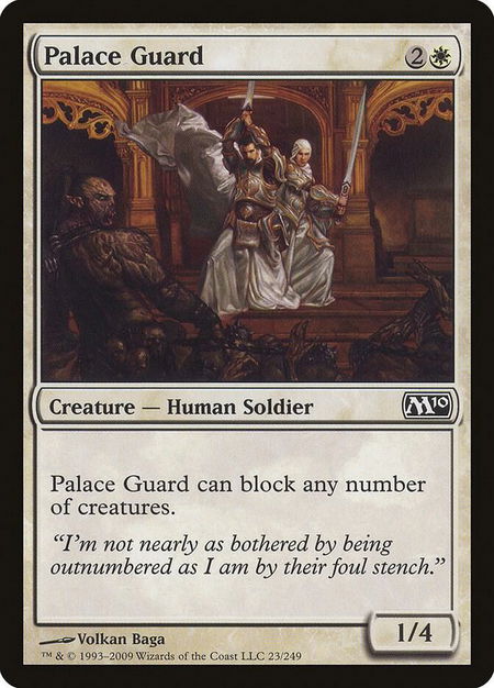 Palace Guard - Magic 2010 (M10) Magic: The Gathering trading card
