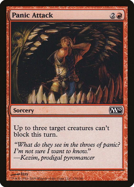Panic Attack - Magic 2010 (M10) Magic: The Gathering trading card