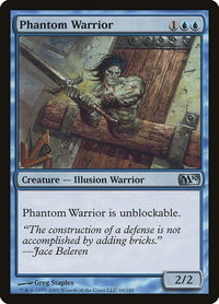 Phantom Warrior - Magic 2010 (M10) (M10) #66 - Uncommon Magic: The Gathering Trading Card