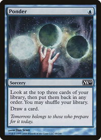 Ponder - Magic 2010 (M10) (M10) #68 - Common Magic: The Gathering Trading Card
