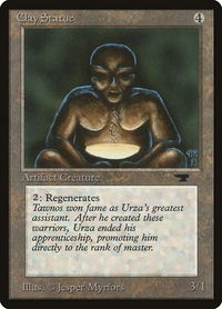 Clay Statue - Antiquities (ATQ) #44 - Common Magic: The Gathering Trading Card