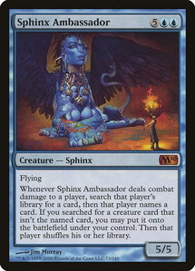 Sphinx Ambassador - Magic 2010 (M10) (M10) #73 - Mythic Rare Magic: The Gathering Trading Card