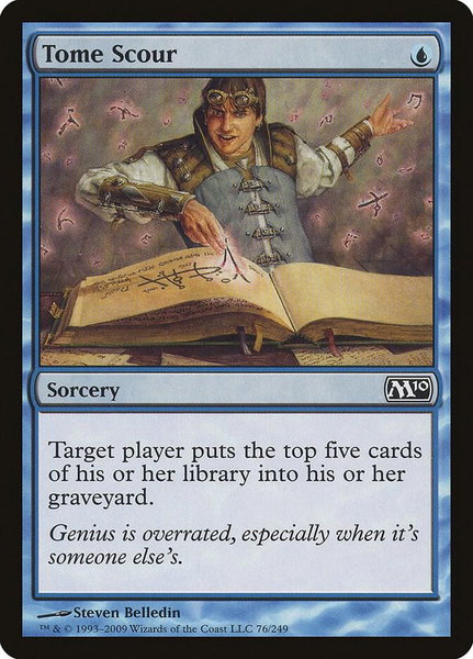 Tome Scour trading card from Magic 2010 (M10) Tome Scour - Magic 2010 (M10) Magic: The Gathering trading card