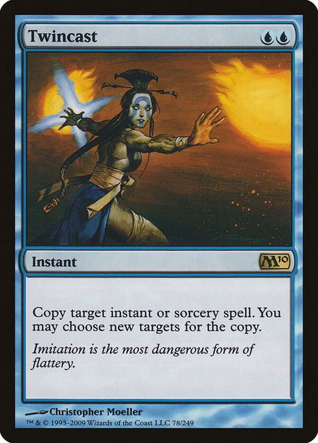 Twincast - Magic 2010 (M10) Magic: The Gathering trading card