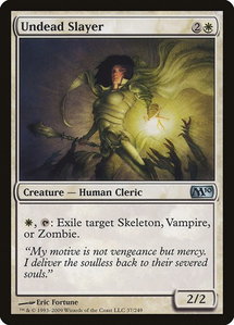 Undead Slayer - Magic 2010 (M10) (M10) #37 - Uncommon Magic: The Gathering Trading Card