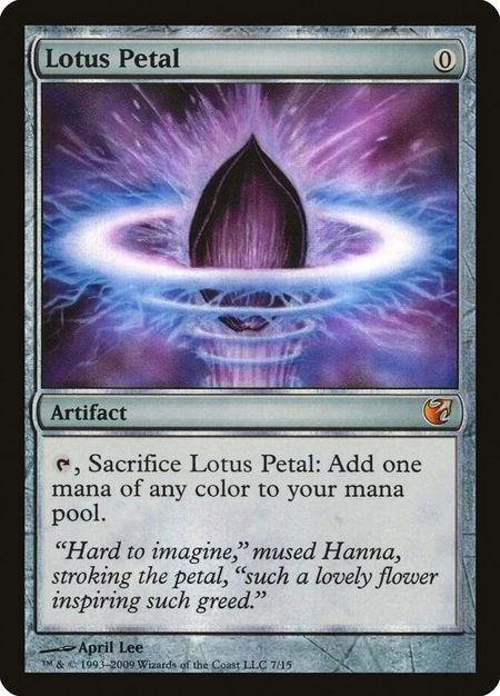 Lotus Petal - From the Vault: Exiled Magic: The Gathering trading card