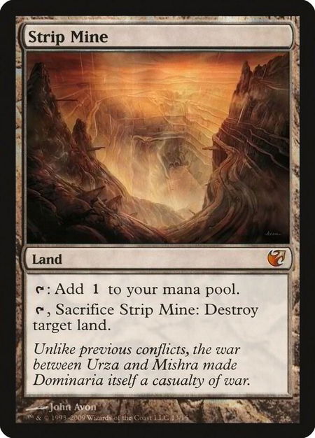 Strip Mine - From the Vault: Exiled Magic: The Gathering trading card