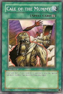 Call of the Mummy - Structure Deck: Zombie World (SDZW) #SDZW-EN024 - Common / Short Print YuGiOh Trading Card