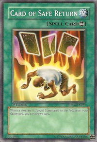 Card of Safe Return - Structure Deck: Zombie World (SDZW) #SDZW-EN021 - Common / Short Print YuGiOh Trading Card