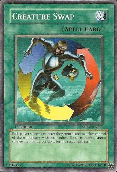Creature Swap trading card from Structure Deck: Zombie World Creature Swap - Structure Deck: Zombie World YuGiOh trading card