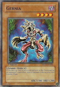 Gernia - Structure Deck: Zombie World (SDZW) #SDZW-EN004 - Common / Short Print YuGiOh Trading Card