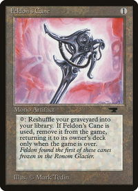 Feldon's Cane - Antiquities (ATQ) #50 - Uncommon Magic: The Gathering Trading Card