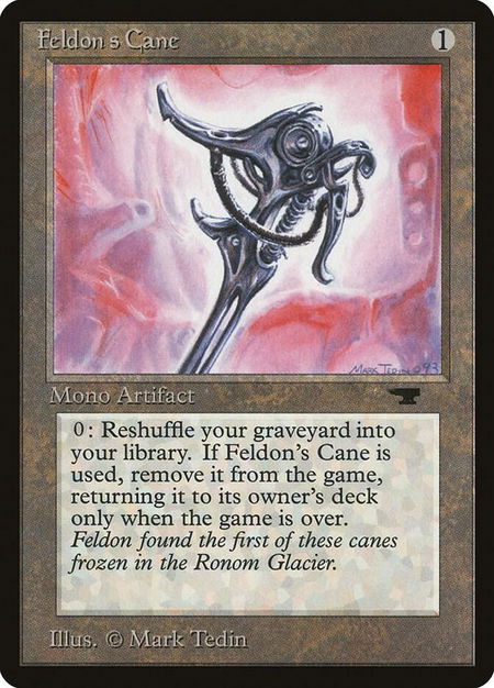 Feldon's Cane - Antiquities Magic: The Gathering trading card