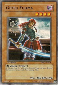 Getsu Fuhma - Structure Deck: Zombie World (SDZW) #SDZW-EN010 - Common / Short Print YuGiOh Trading Card