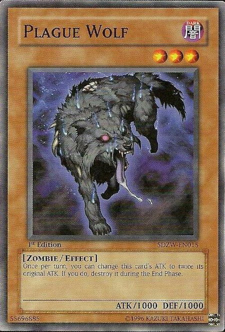 Plague Wolf - Structure Deck: Zombie World YuGiOh trading card