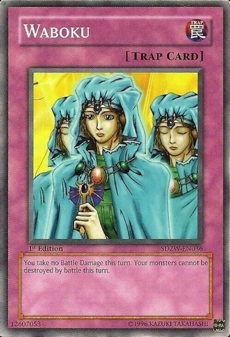 Waboku trading card from Structure Deck: Zombie World Waboku - Structure Deck: Zombie World YuGiOh trading card