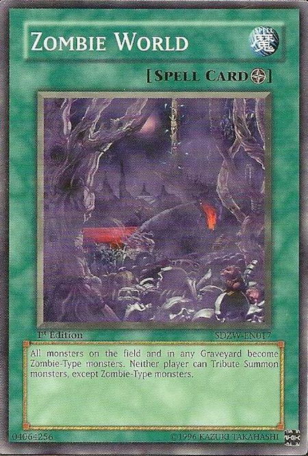 Zombie World - Structure Deck: Zombie World YuGiOh trading card