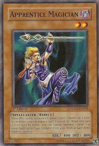 Apprentice Magician - Structure Deck: Spellcaster's Command (SDSC) #SDSC-EN008 - Common / Short Print YuGiOh Trading Card