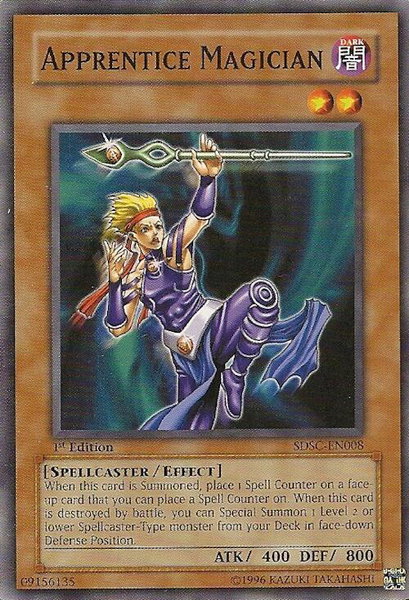 Apprentice Magician - Structure Deck: Spellcaster's Command YuGiOh trading card