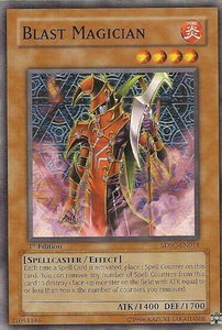 Blast Magician - Structure Deck: Spellcaster's Command (SDSC) #SDSC-EN014 - Common / Short Print YuGiOh Trading Card