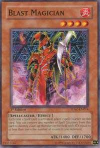 Blast Magician - Structure Deck: Spellcaster's Command YuGiOh trading card