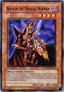 Breaker the Magical Warrior - Structure Deck: Spellcaster's Command (SDSC) #SDSC-EN011 - Common / Short Print YuGiOh Trading Card