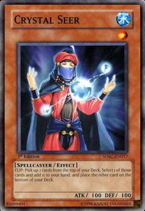 Crystal Seer - Structure Deck: Spellcaster's Command (SDSC) #SDSC-EN017 - Common / Short Print YuGiOh Trading Card
