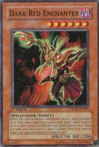 Dark Red Enchanter - Structure Deck: Spellcaster's Command YuGiOh trading card