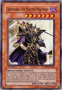 Endymion, The Master Magician - Structure Deck: Spellcaster's Command (SDSC) #SDSC-EN001 - Ultra Rare YuGiOh Trading Card