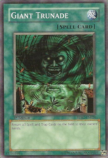 Giant Trunade - Structure Deck: Spellcaster's Command YuGiOh trading card