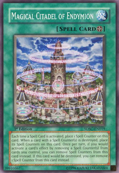 Magical Citadel of Endymion trading card from Structure Deck: Spellcaster's Command Magical Citadel of Endymion - Structure Deck: Spellcaster's Command YuGiOh trading card